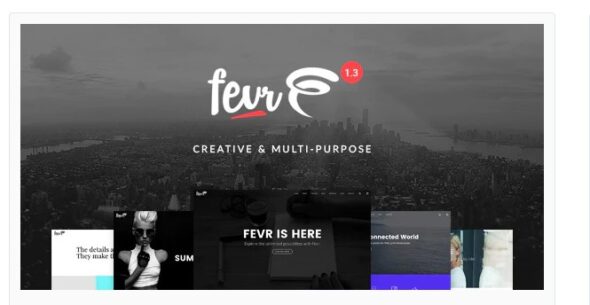 Fevr - Creative MultiPurpose Theme