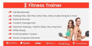 Fitness Trainer - Training Membership Plugin