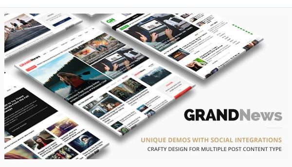 Grand News v3.3.1 - Magazine Newspaper WordPress
