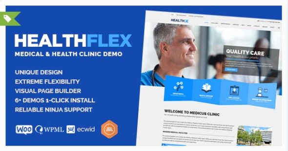 HEALTHFLEX - Medical Health WordPress Theme