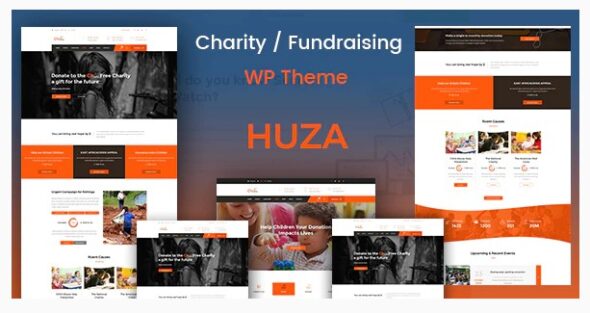 Huza - Charity/Fundraising Responsive Theme