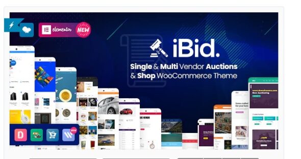 iBid v2.6 - Multi Vendor Auctions WooCommerce Theme