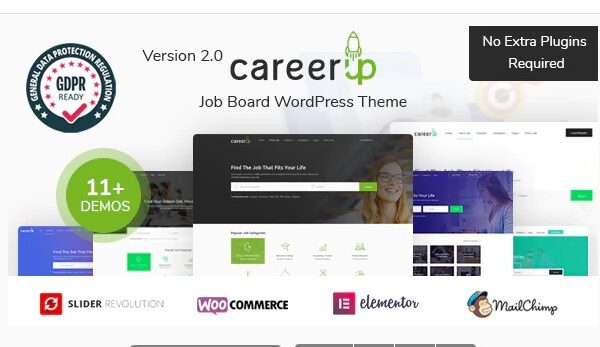 CareerUp - Job Board WordPress Theme