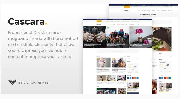 Cascara - Blog, News & Magazine WordPress Theme
