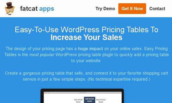 Easy Pricing Tables Premium Agency