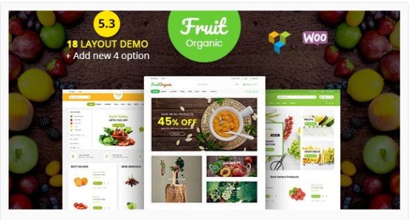 Food Fruit - Organic Farm, Natural RTL Responsive WooCommerce WordPress Theme