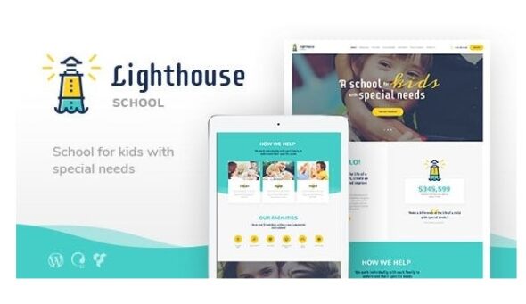 Lighthouse - School for Handicapped Kids with Special Needs WordPress Theme