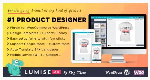 Lumise Product Designer - WooCommerce WordPress