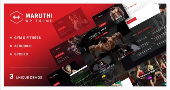 Maruthi Fitness - Fitness Center WordPress Theme