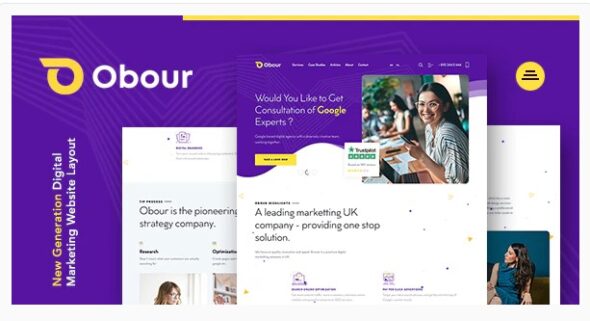 Obour - Digital Marketing Agency WordPress Theme