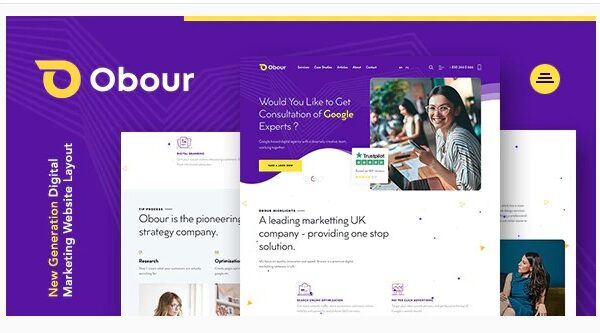 Obour - Digital Marketing Agency WordPress Theme