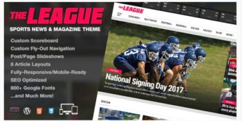 The League - Sports News & Magazine WordPress Theme