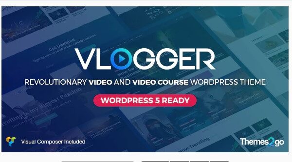Vlogger - Professional Video & Tutorials Theme