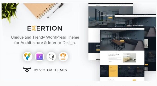 Exertion - Architecture & Interior Design WordPress Theme