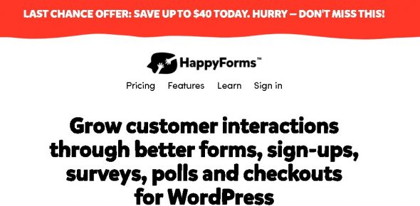 HappyForms – WordPress Plugin