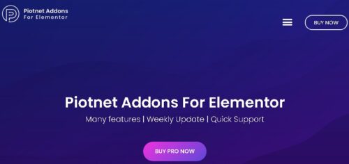 Piotnet Addons Pro For Elementor