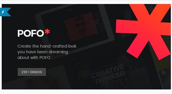 Pofo - Creative Portfolio and Blog WordPress Theme
