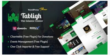 Tabligh - Islamic Institute & Mosque WordPress Theme