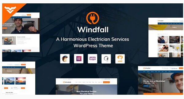Windfall - Electrician Services WordPress Theme