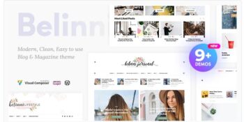 Belinni - Multi-Concept Blog / Magazine WordPress Theme