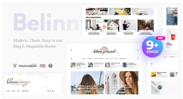 Belinni - Multi-Concept Blog / Magazine WordPress Theme