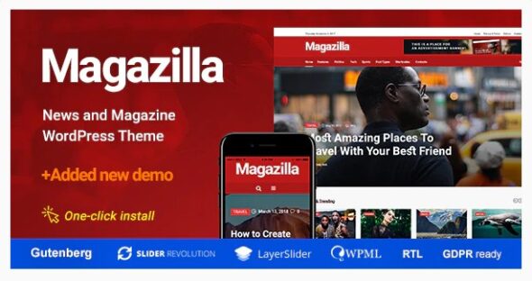 Magazilla - News & Magazine Theme
