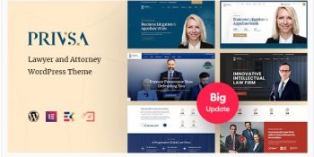 Privsa - Attorney and Lawyer WordPress Theme
