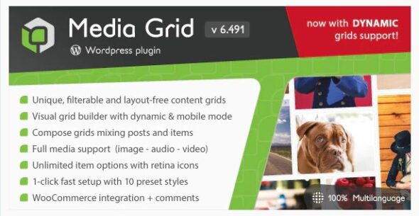 Media Grid - Wordpress Responsive Portfolio