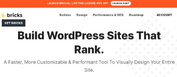 Bricks - Visual Site Builder for WordPress
