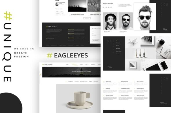 EAGLEEYES - Creative Multipage and One HTML5 Page