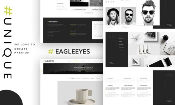EAGLEEYES - Creative Multipage and One HTML5 Page