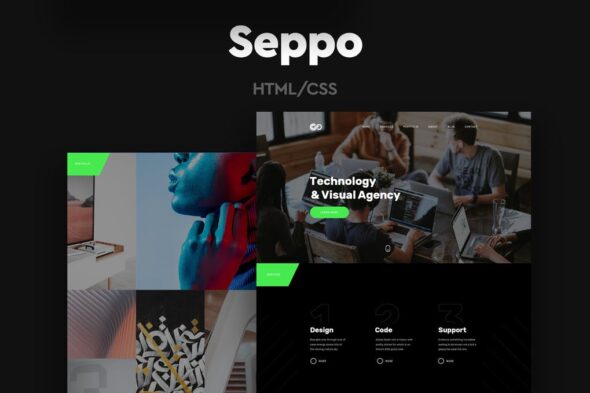 Seppo - One Page Corporate HTML Template