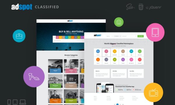 AdSpot - Authentic Classified Template