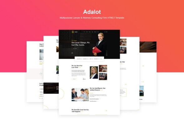 Adalot Lawyer Consulting Firm HTML5 Template