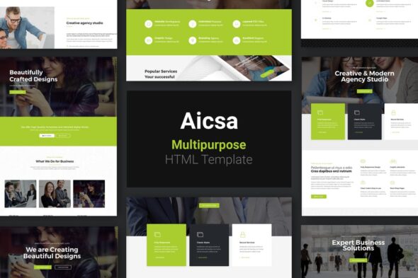 Aicsa - Multipurpose HTML Template