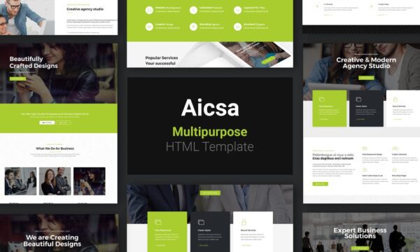 Aicsa - Multipurpose HTML Template