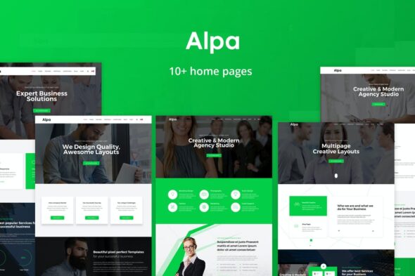 Alpa Responsive Multipurpose HTML5 Template