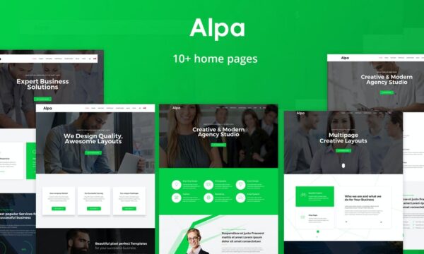 Alpa Responsive Multipurpose HTML5 Template