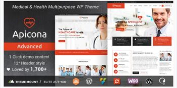 Apicona - Health & Medical WordPress Theme
