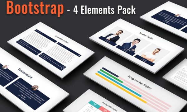 Bootstrap-4 Elements Pack