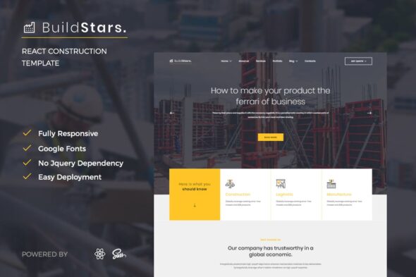 BuildStars - React Construction Template