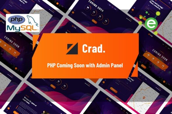 Chad - PHP Coming soon with Admin Panel