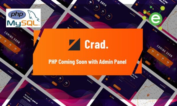 Chad - PHP Coming soon with Admin Panel