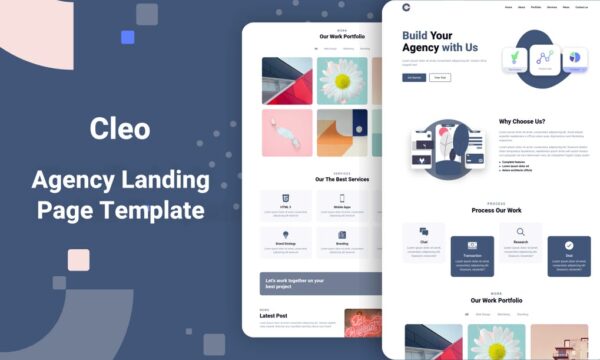 Cleo - Agency Landing Page Template