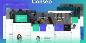 Consep - Responsive Multipurpose HTML5 Template