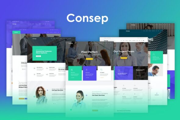 Consep - Responsive Multipurpose HTML5 Template