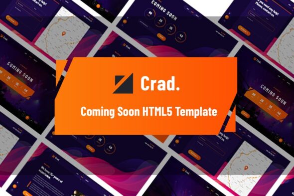 Crad - Creative Coming Soon HTML5 Template