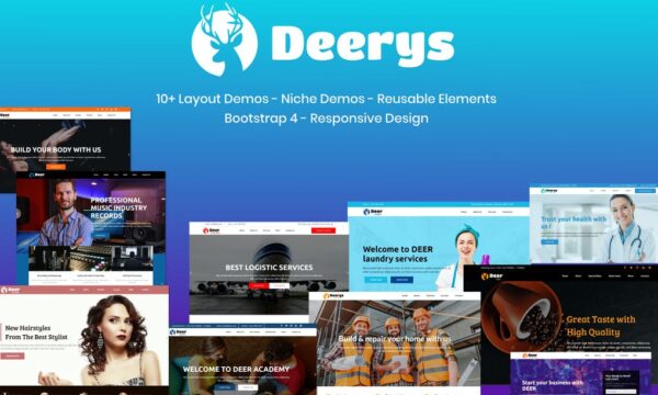 Deerys - Responsive Multi-Purpose HTML Template