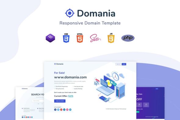Domania - Responsive Domain Template
