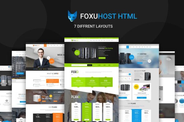 Foxuhost - Web Hosting, Responsive HTML5 Template